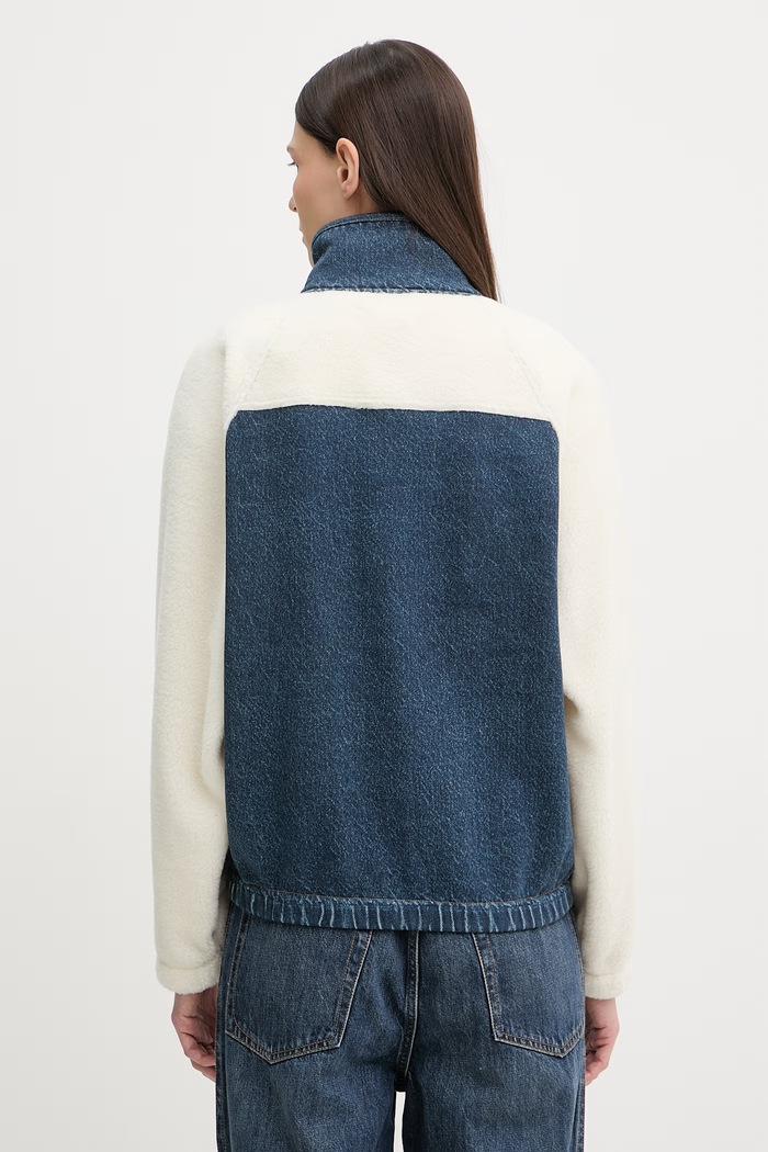 Ruházat rag & bone polár pulóver női pamut Miramar RC6025HSMOT kék