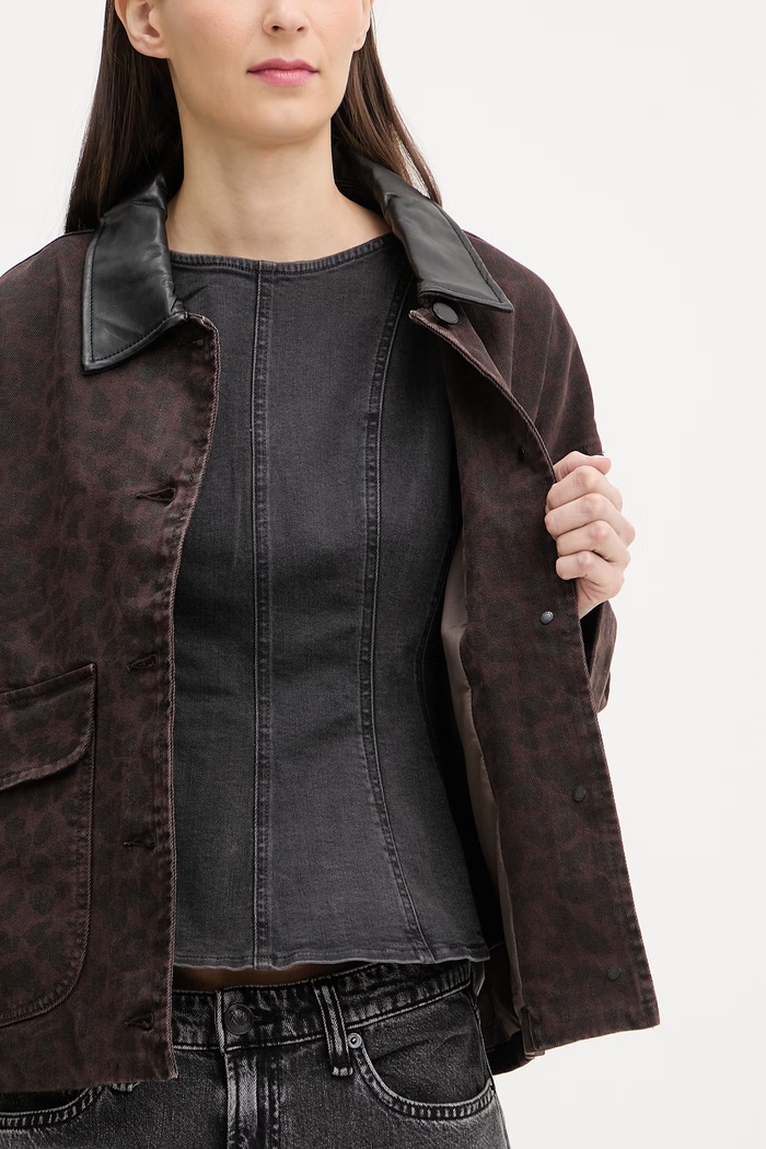 rag & bone jeans jakna ženska bombažna Natalia RJ7625HOREL