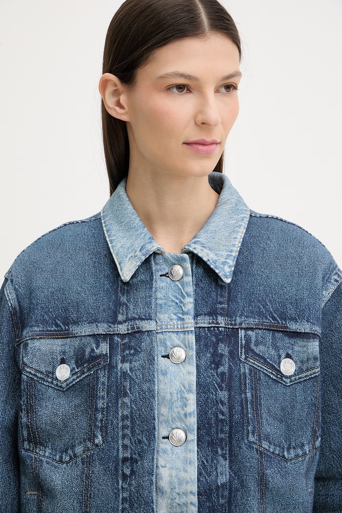 rag & bone prehodna jakna ženska bombažna Miramar RC8425H0MTE modra
