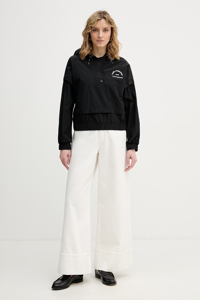 Karl Lagerfeld anorak dámsky B2W15025 čierna SS26