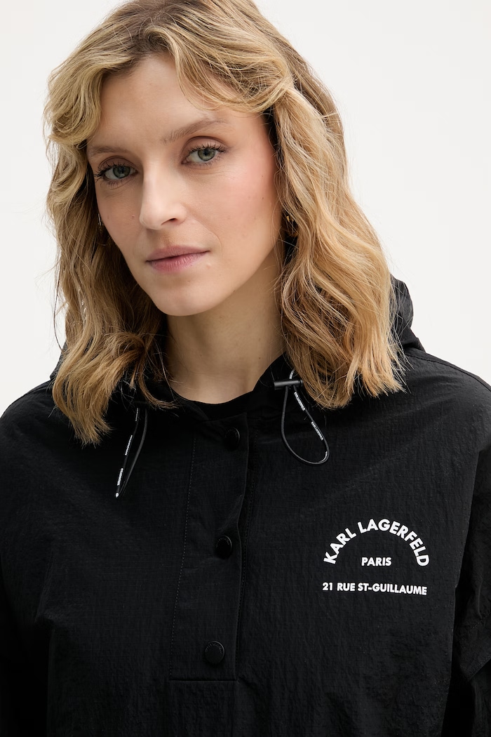 Karl Lagerfeld anorak dámsky čierna B2W15025