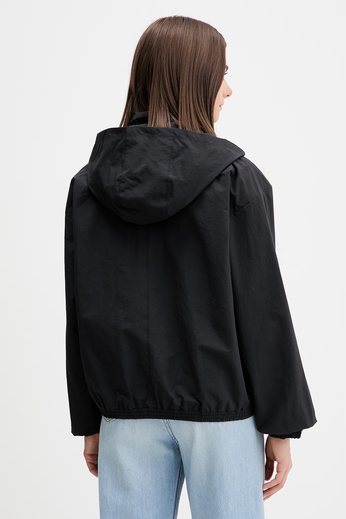 Odzież Karl Lagerfeld Jeans kurtka sportowa damska z bawełny B2W15017 czarny
