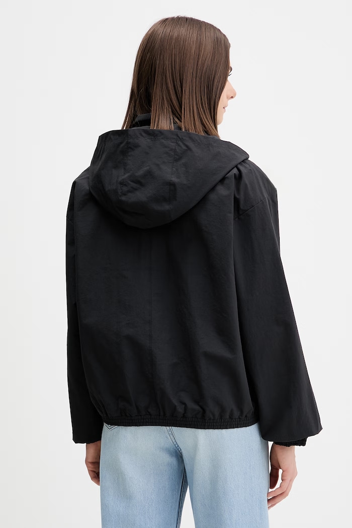 Odzież Karl Lagerfeld Jeans kurtka sportowa damska z bawełny B2W15017 czarny