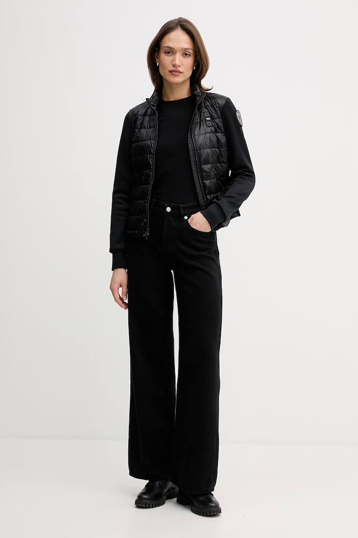 Blauer krátka dámska bunda HASKEL BLDC02206 čierna SS26