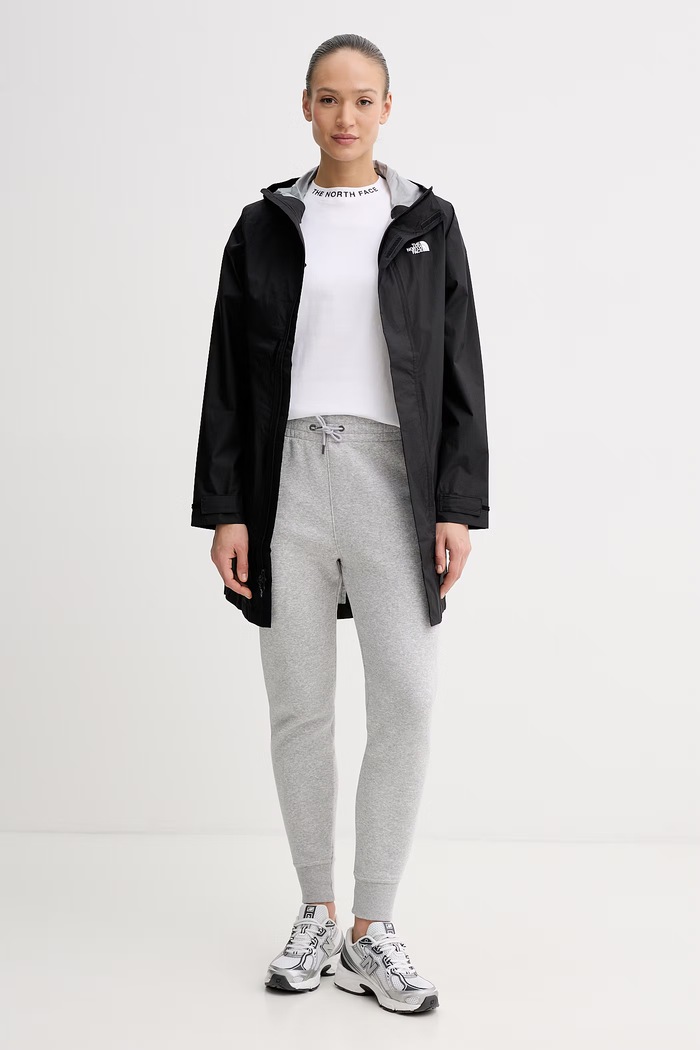 The North Face dlouhá dámská bunda PACKABLE SHELL NF0A8GCAJK31 černá SS26