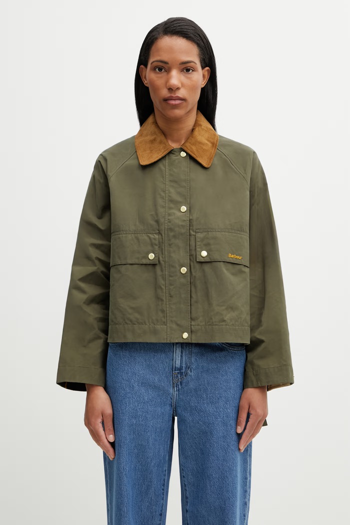 Barbour LSP0304OL72 women's transitional jacket with cotton green LSP0304OL72