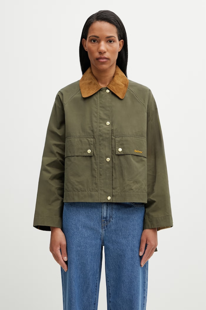 Barbour LSP0304OL72 women's transitional jacket with cotton green LSP0304OL72