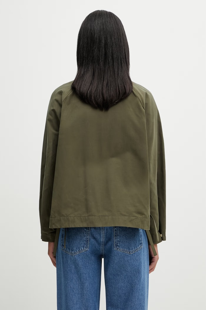 Clothing Barbour LSP0304OL72 women's transitional jacket with cotton LSP0304OL72 green