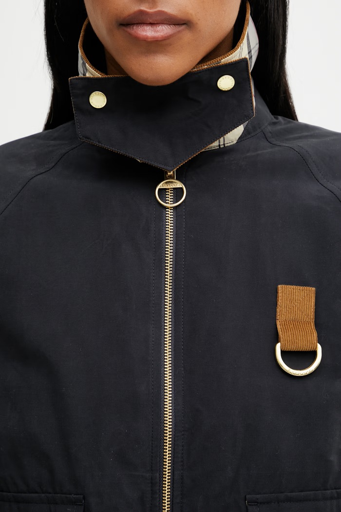 Barbour LSP0311NY91 transitional jacket Women's with cotton navy LSP0311NY91