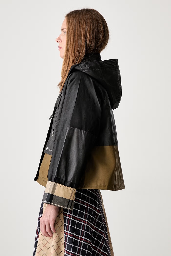 Barbour LWX1530BK11 kurtka przejściowa damska bawełniana LWX1530BK11 szary SS26