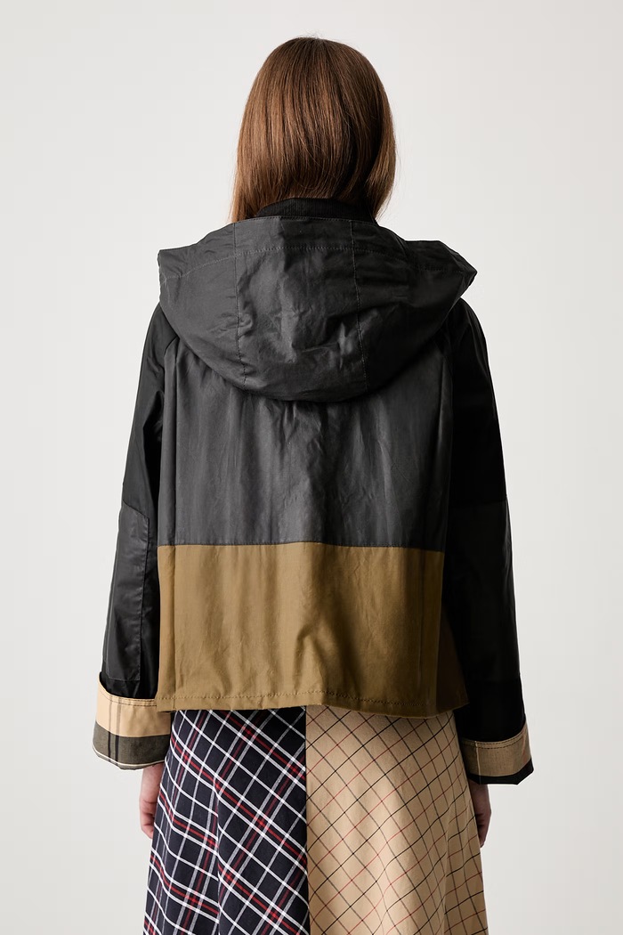 Odzież Barbour LWX1530BK11 kurtka przejściowa damska bawełniana LWX1530BK11 szary