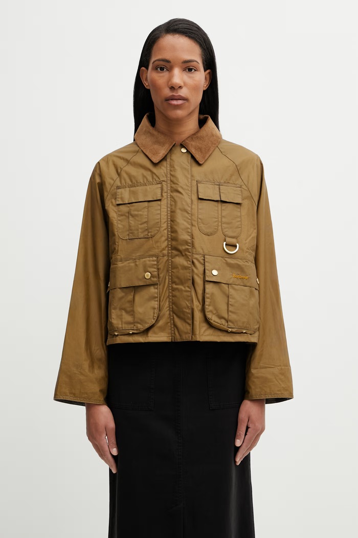 Barbour LWX1530SN11 přechodová bunda dámská bavlněná zelená LWX1530SN11