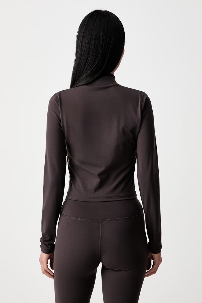 Odzież Sporty & Rich Serif bluza rozpinana damska TO018711300BR29 brązowy