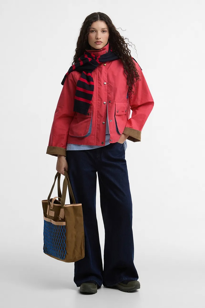 Памучно яке Barbour x Paul Smith Spey LCA0390RE52 многоцветен SS26