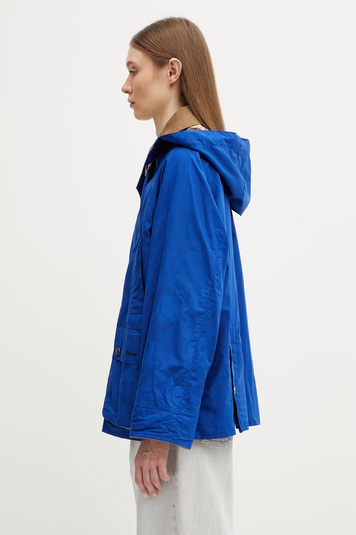Barbour x Paul Smith Bedale куртка жіноча бавовняна LCA0391BL71 темно-синій SS26
