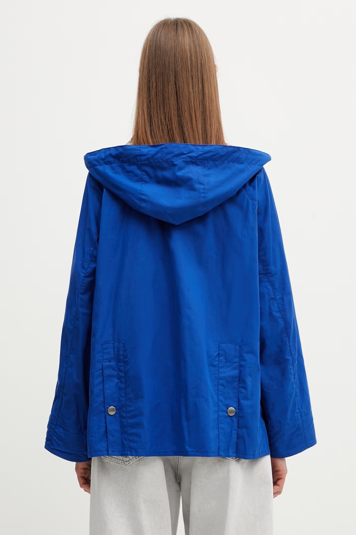 Одяг Barbour x Paul Smith Bedale куртка жіноча бавовняна LCA0391BL71 темно-синій