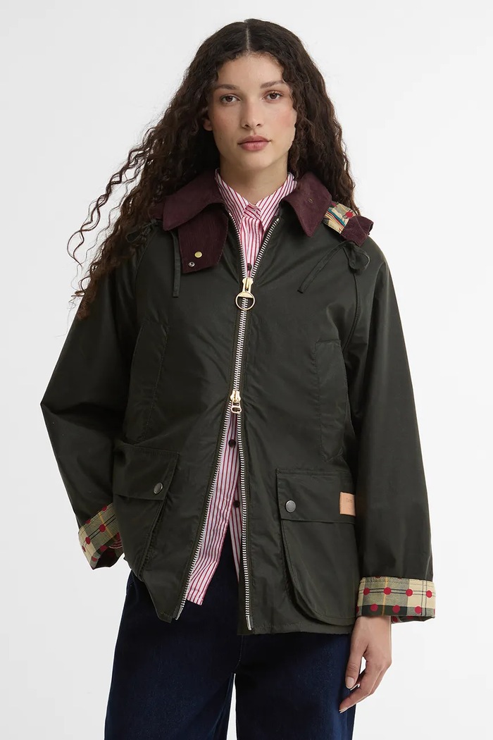 Barbour x Paul Smith Women's Bedale μπουφάν γυναικείο βαμβακερό πολύχρωμο LWX1545OL51