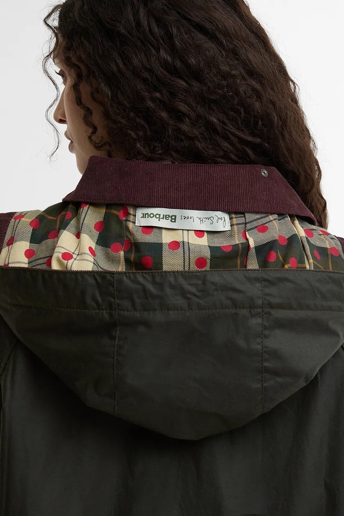 Barbour x Paul Smith Women's Bedale μπουφάν γυναικείο βαμβακερό πολύχρωμο LWX1545OL51