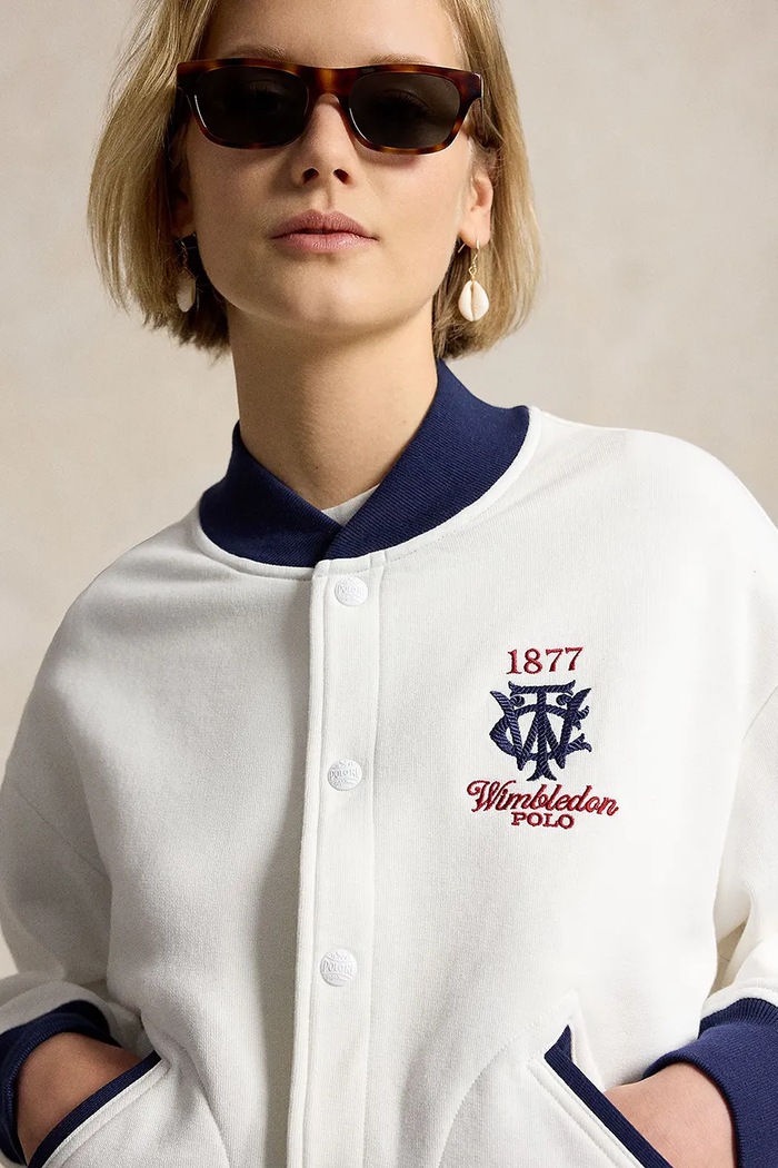 Polo Ralph Lauren kurtka oversize damska biały 211B16024