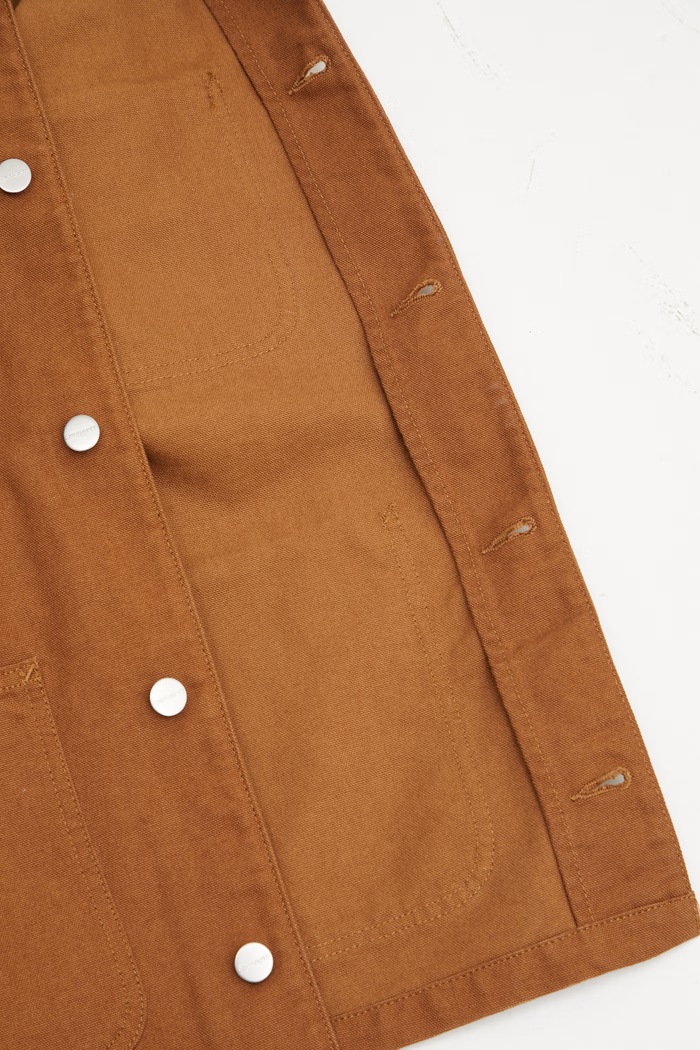 Carhartt WIP W' OG Michigan Coat krótka kurtka damska bawełniana I031570.00S02 brązowy