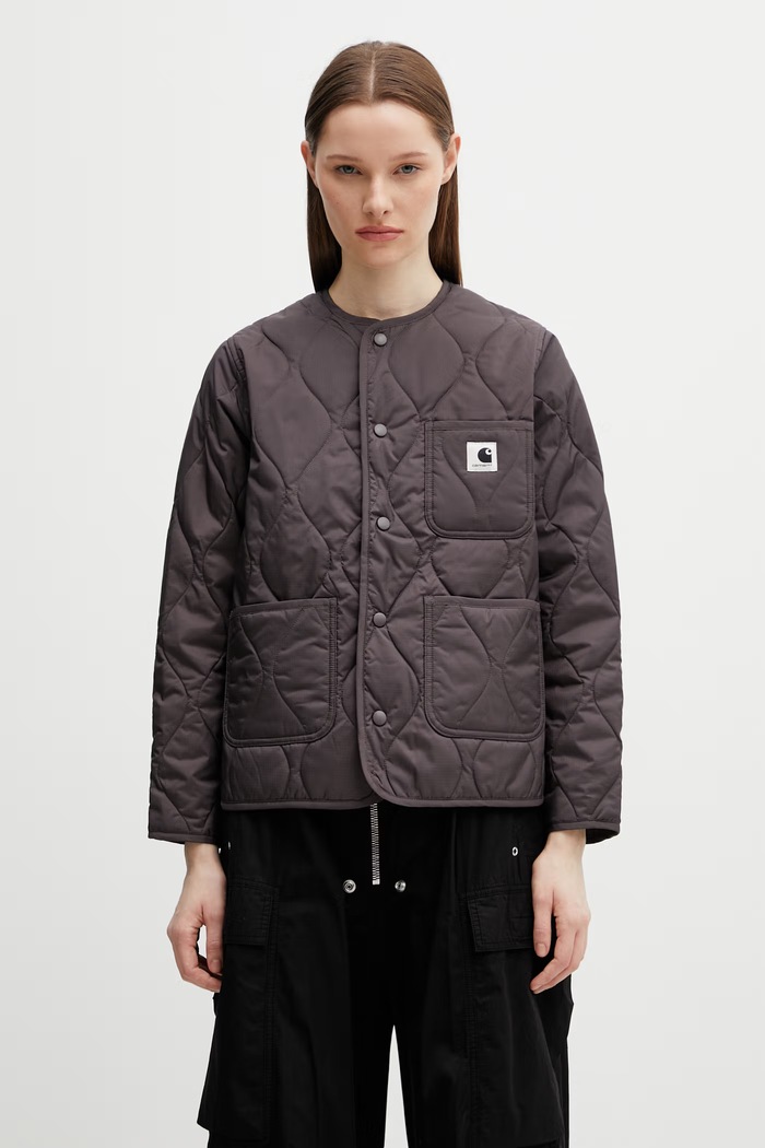 Carhartt WIP W' Skyler Liner καπιτονέ μπουφάν γυναικείο καφέ I031602.3ISXX