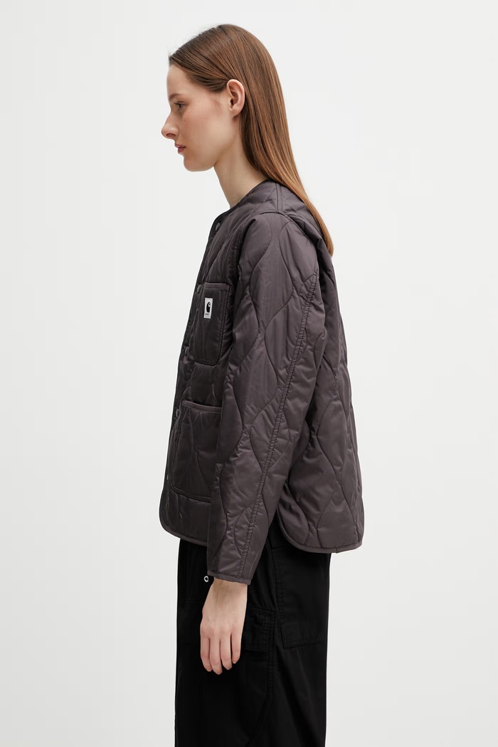 Carhartt WIP W' Skyler Liner καπιτονέ μπουφάν γυναικείο I031602.3ISXX καφέ SS26