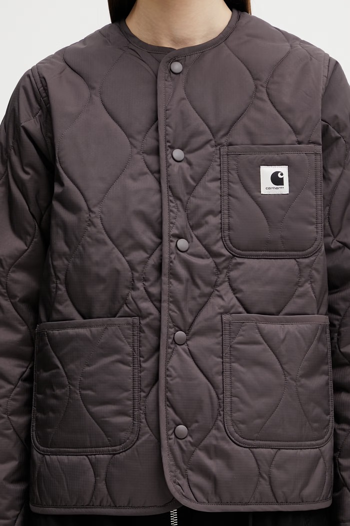 Carhartt WIP W' Skyler Liner καπιτονέ μπουφάν γυναικείο καφέ I031602.3ISXX