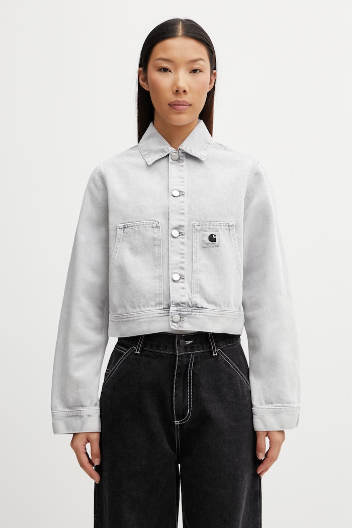 Carhartt WIP W' Arca Jacket džínsová bunda dámska rifľová sivá I036528.895F