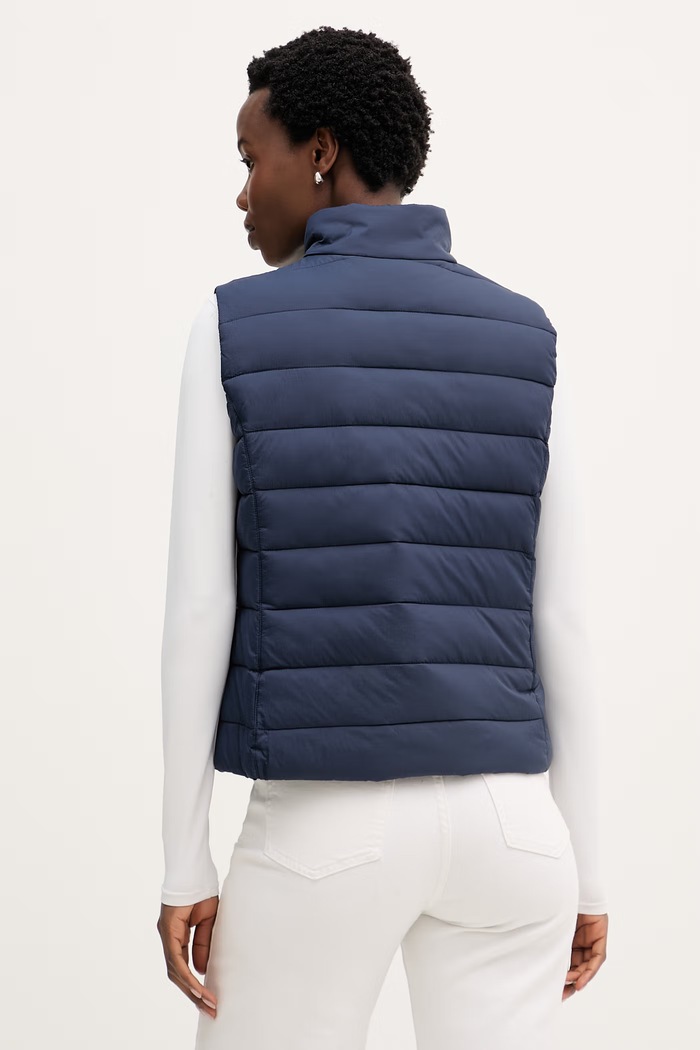 Îmbrăcăminte U.S. Polo Assn. vestă pentru femei Lightweight Puffer Gilet WUP0367 bleumarin