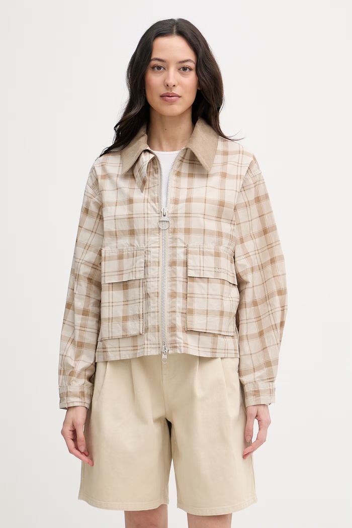 Barbour geacă de tranziție pentru femei, din bumbac Myshall bej LCA0403