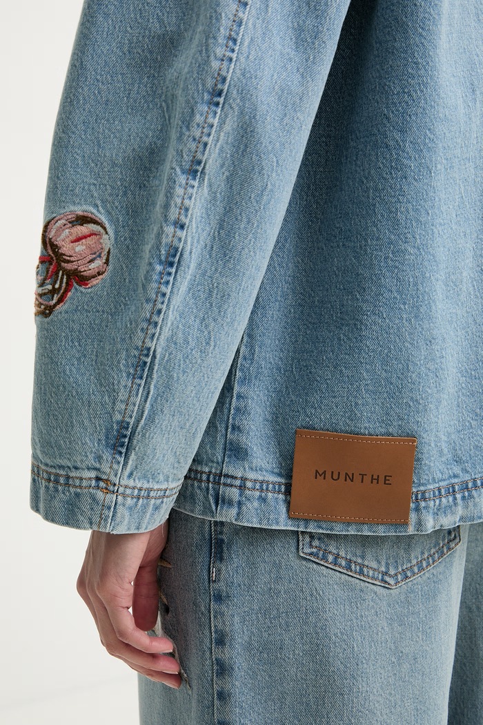 MUNTHE jeans jakna ženska denim BRAULIA modra 261152526187