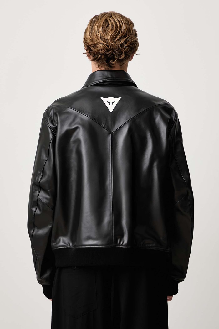 Abbigliamento Y-3 Giacca in pelle da uomo KT4301 nero