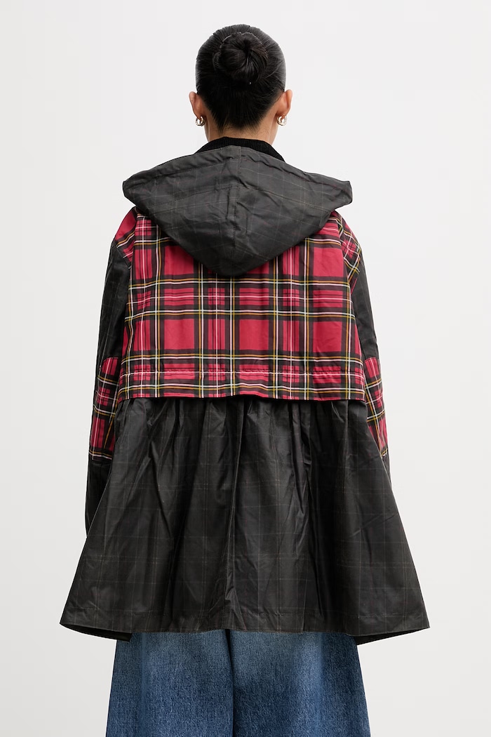 Odzież Barbour x Ganni kurtka przejściowa bawełniana LWX1524TN11 zielony