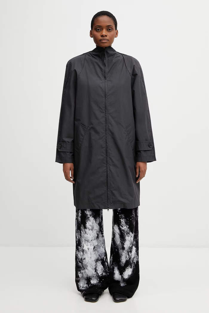 MM6 Maison Margiela duga jakna za žene siva S62AN0176.M35858