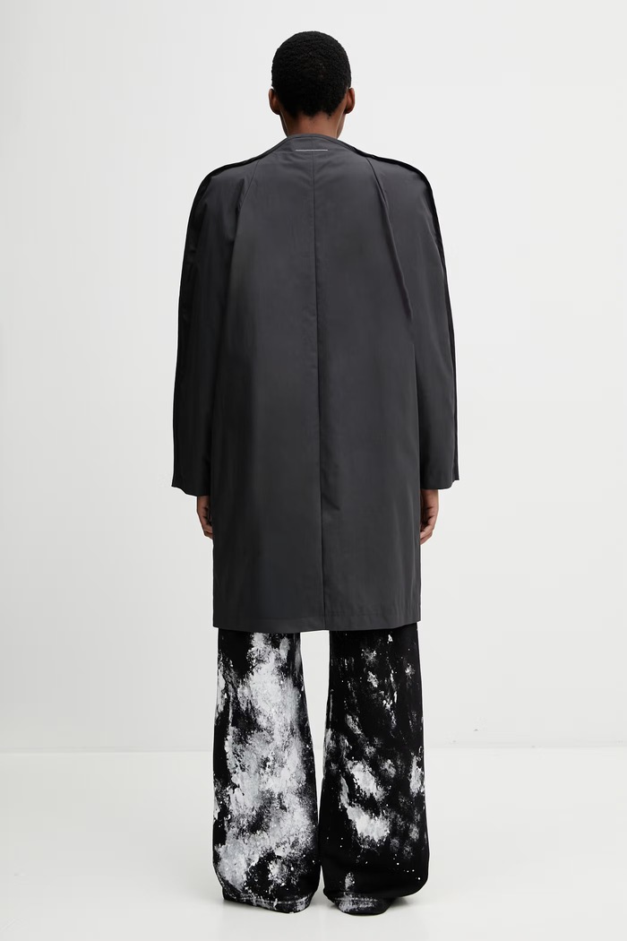 Odjeća MM6 Maison Margiela duga jakna za žene S62AN0176.M35858 siva
