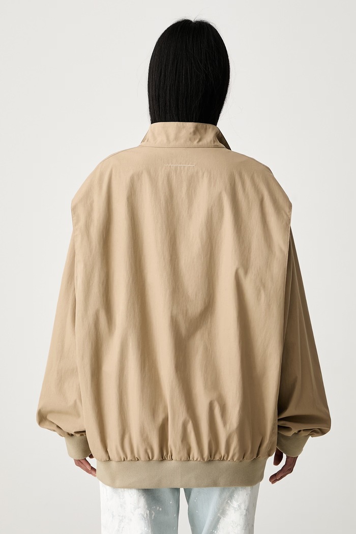 Odzież MM6 Maison Margiela kurtka damska z bawełną S62AN0175.M35858 beżowy