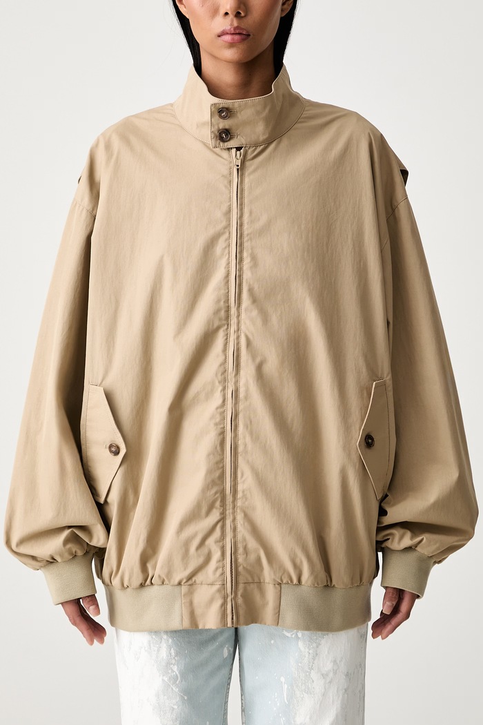 MM6 Maison Margiela kurtka damska z bawełną S62AN0175.M35858 beżowy