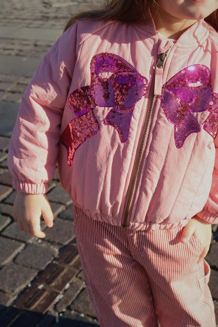 Детско яке бомбър Konges Sløjd JUNO SEQUIN BOMBER JACKET KS104321.PreSpring