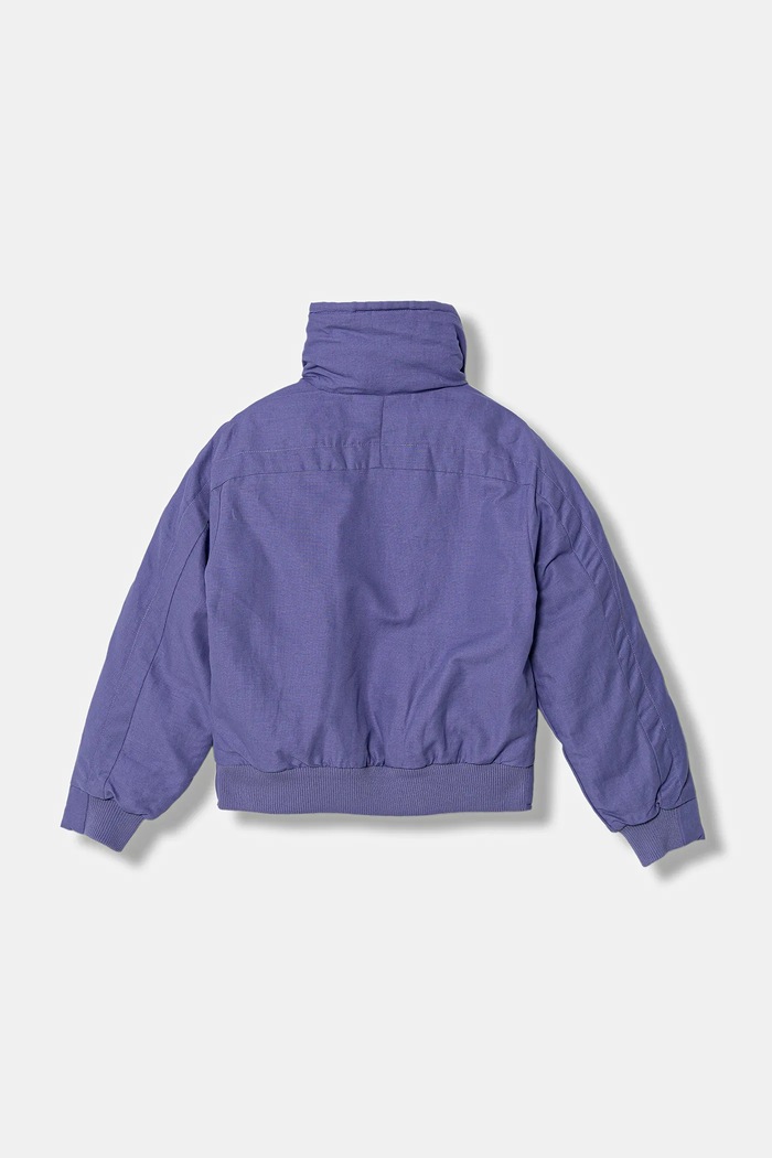 Παιδικό μπουφάν United Colors of Benetton 2MDJCN06R.G.Seasonal μωβ SS26