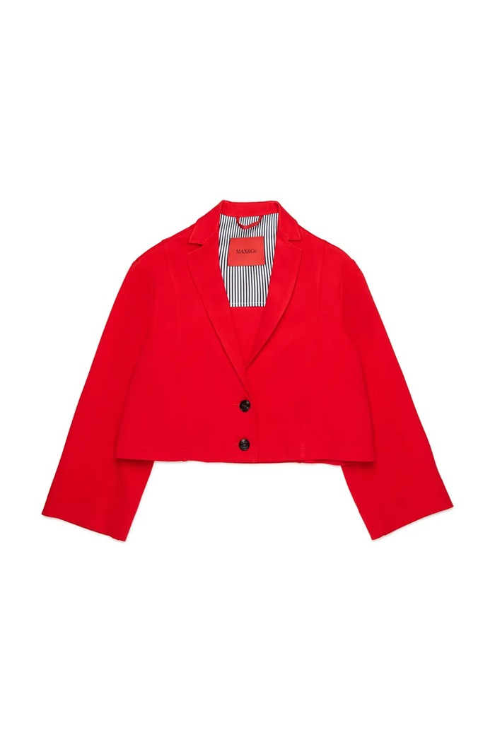Παιδικό σακάκι MAX&Co. MAXJ55F JACKET MX0282.MX00K κόκκινο SS26