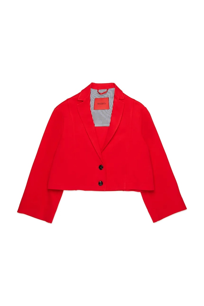 Παιδικό σακάκι MAX&Co. MAXJ55F JACKET MX0282.MX00K κόκκινο SS26
