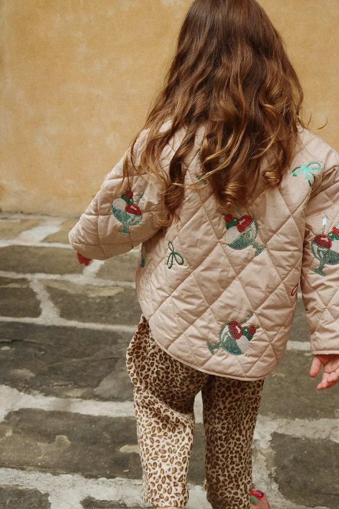 Detská bunda Konges Sløjd FLORA SEQUIN JACKET KS104811.PPY2