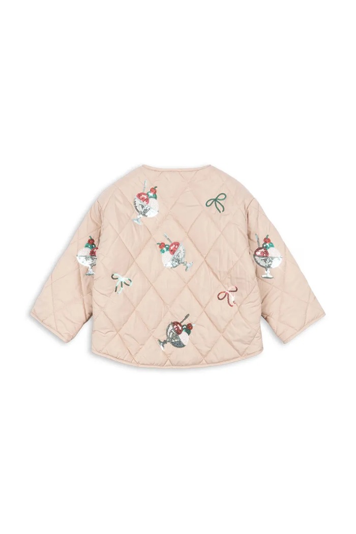 Dievča Detská bunda Konges Sløjd FLORA SEQUIN JACKET KS104811.PPY2 ružová