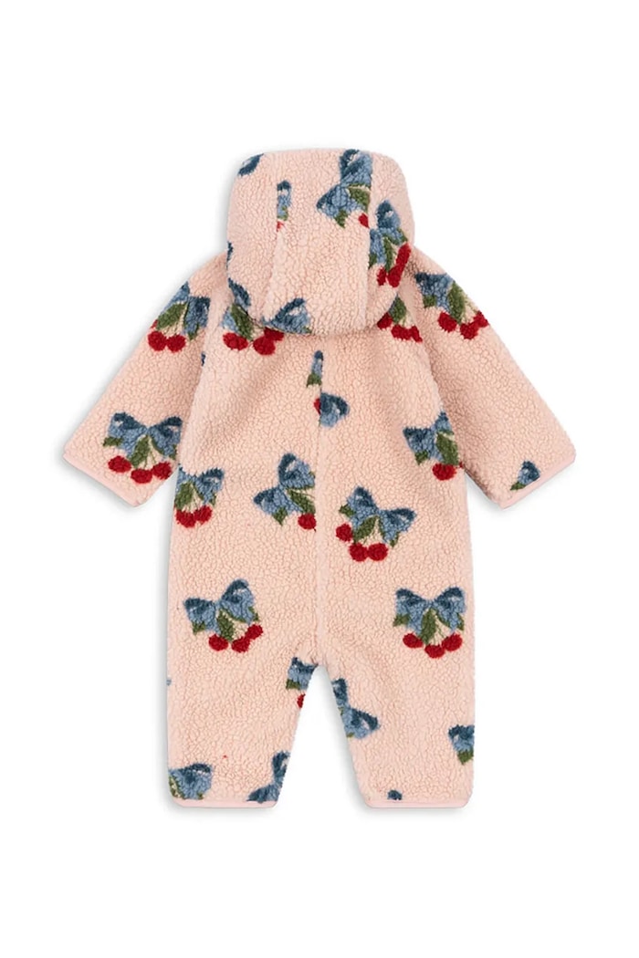 Ολόσωμη φόρμα μωρού Konges Sløjd JODY TEDDY ONESIE GRS KS104869.PPY2 ροζ SS26