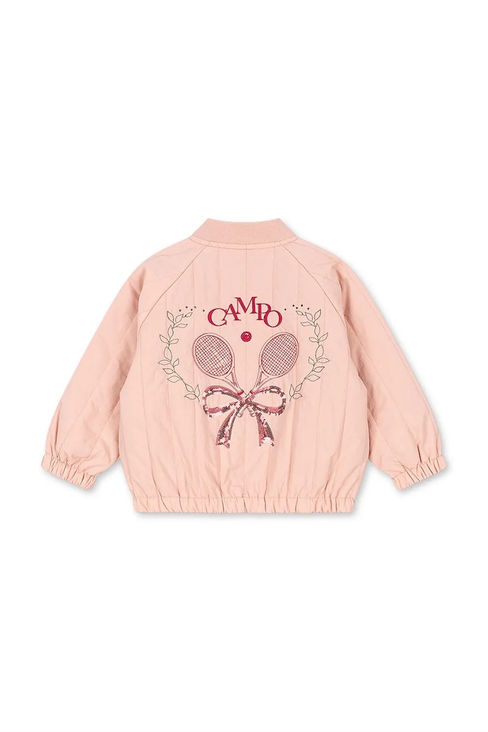Παιδικό μπουφάν bomber Konges Sløjd JUNO SEQUIN BOMBER JACKET άλλο ροζ KS104887.PPY2