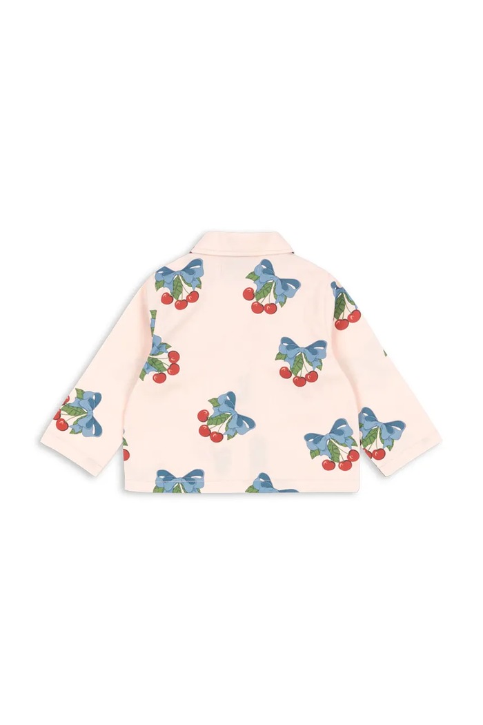 Dziewczynka Konges Sløjd kurtka bawełniana dziecięca FRANKIE SHIRT JACKET GOTS KS104826.G.PPY2 różowy