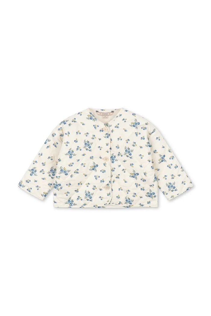 Konges Sløjd detská prešívaná bavlnená bunda PACEY QUILTED JACKET KS105024.PPY2 béžová SS26