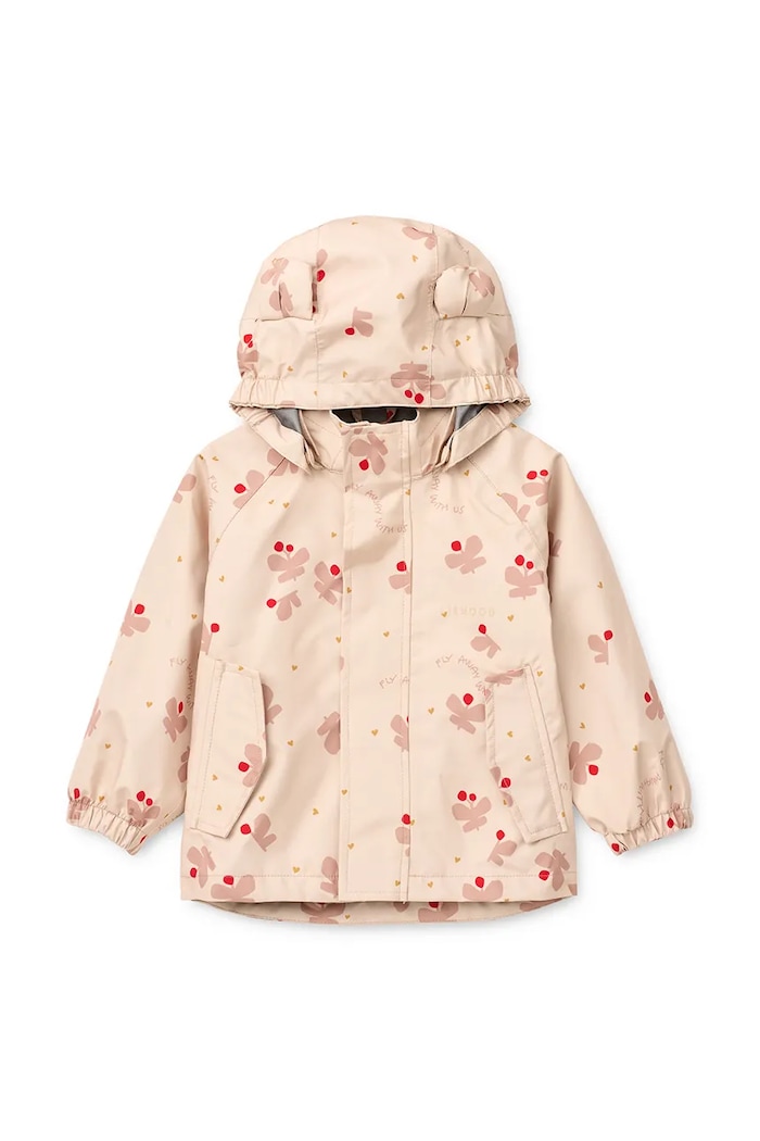Fete Liewood jachetă și pantaloni pentru copii Manu Rainwear Set LW19910.G.PPY2 roz