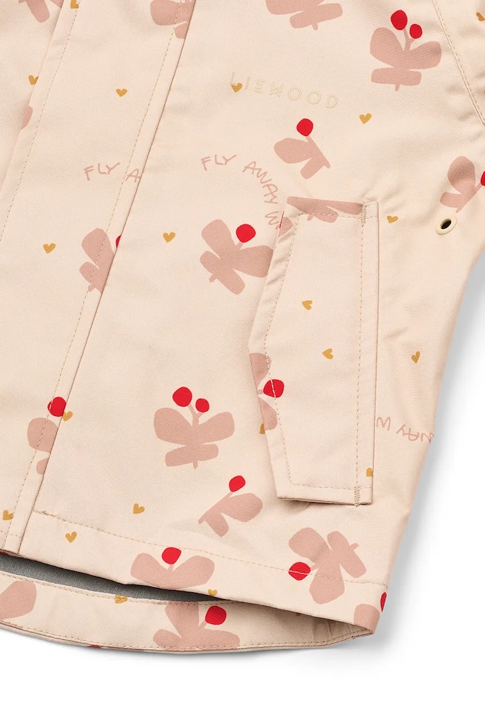 Liewood jachetă și pantaloni pentru copii Manu Rainwear Set LW19910.G.PPY2 roz