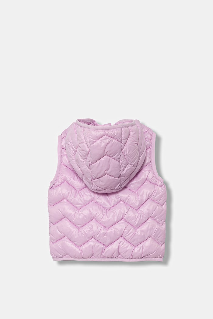 United Colors of Benetton bezrękawnik z kapturem dziecięcy 21INGJ00H.P.Stagionale fioletowy SS26